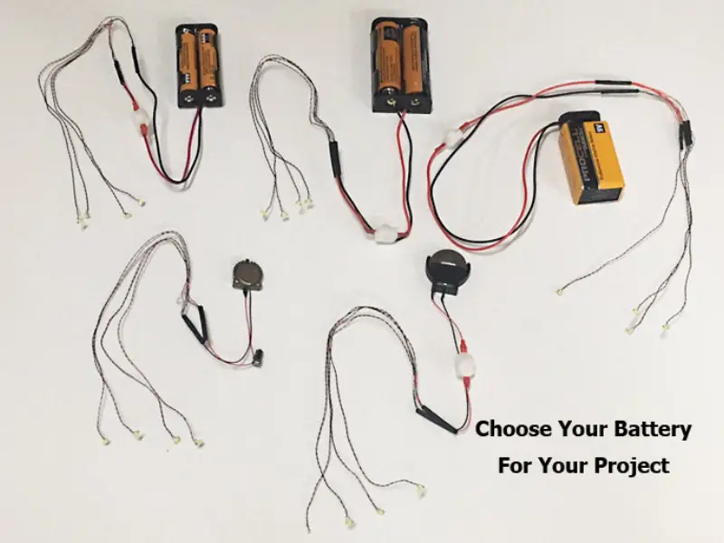 small battery led lights