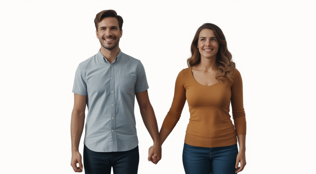 Couple holding hands symbolizing hope for IVF treatment