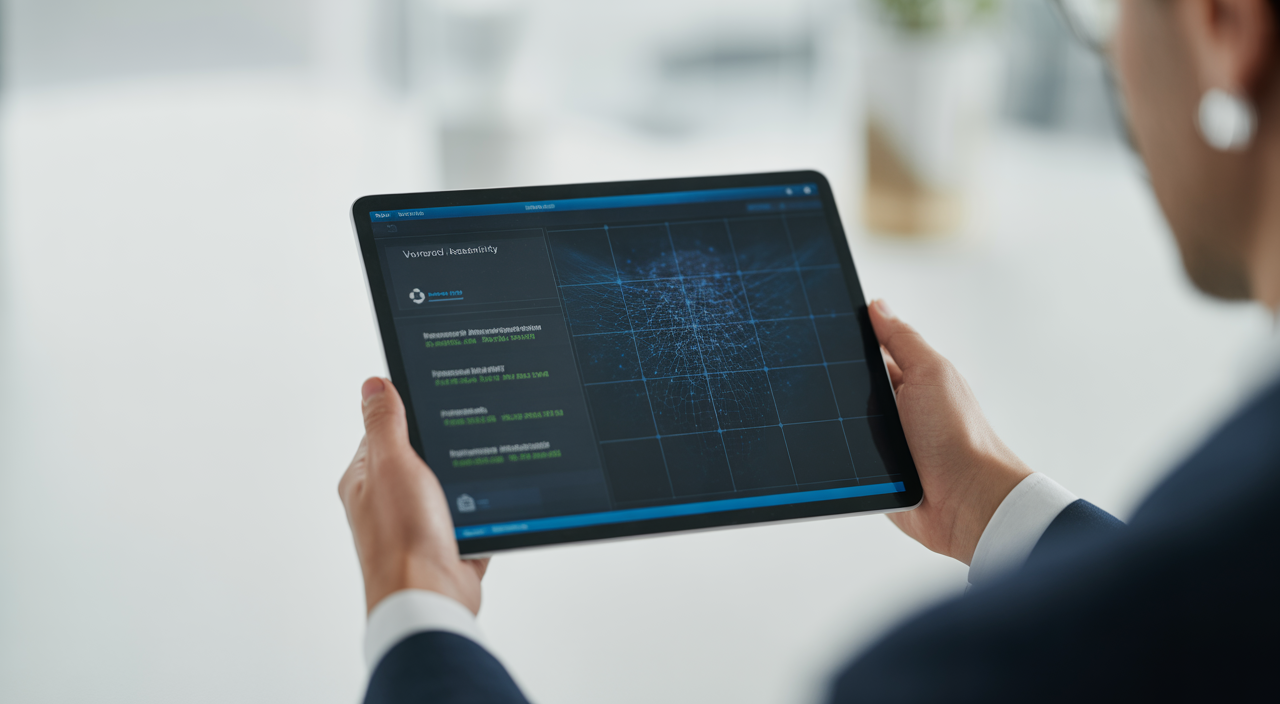 Cybersecurity consultant in Canada advising a business team on data protection and compliance